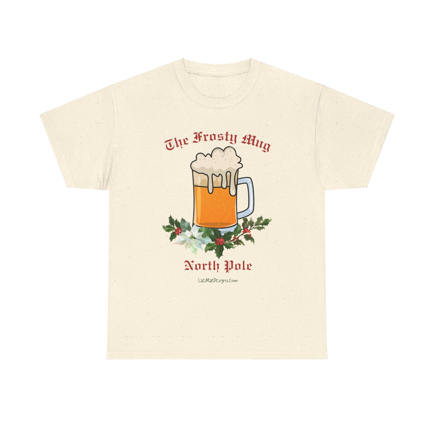 Imaginary North Pole bar/pub Themed  Unisex Heavy Cotton Christmas Tee