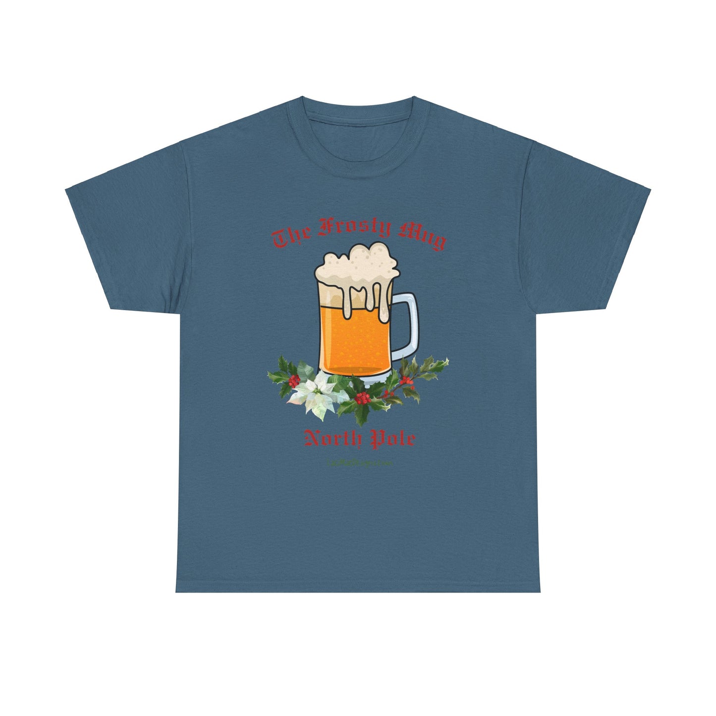 Imaginary North Pole bar/pub Themed  Unisex Heavy Cotton Christmas Tee