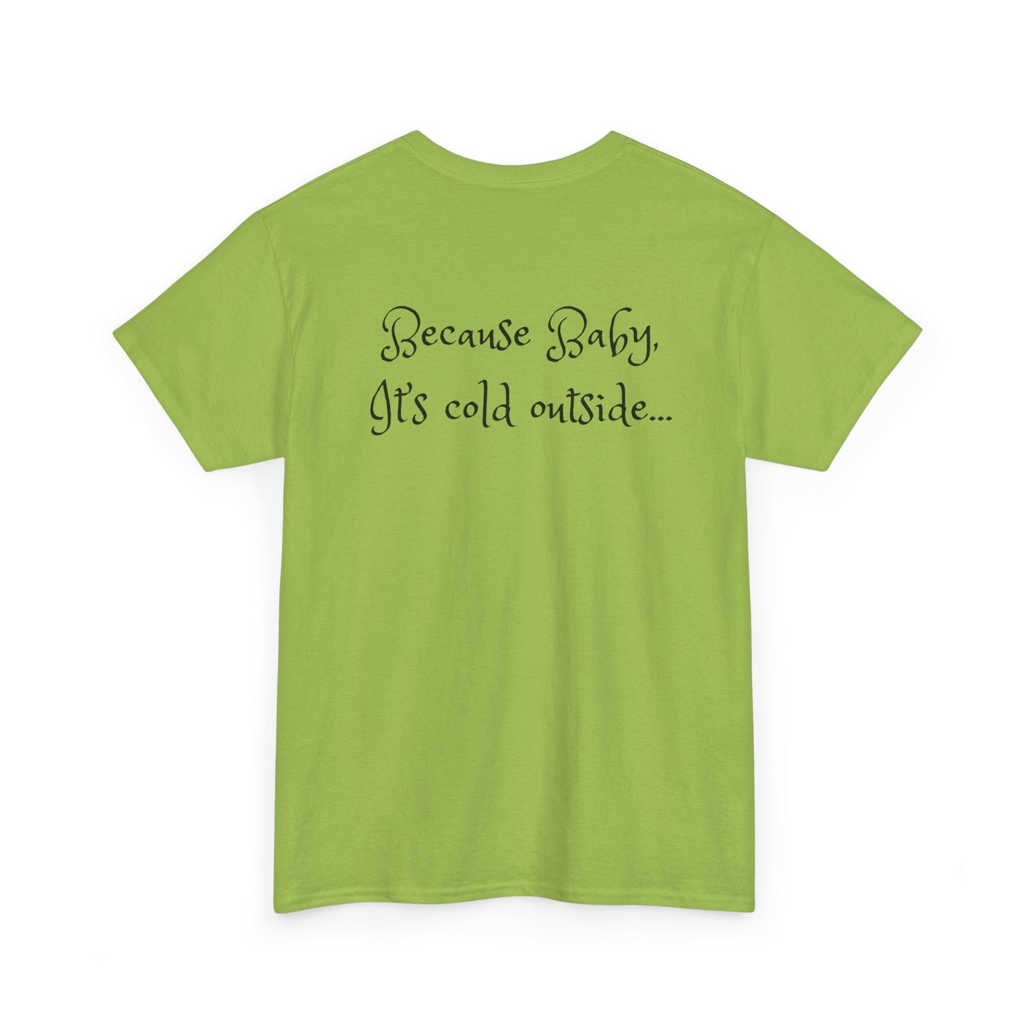 Fun, imaginary North Pole Gentleman's Club Unisex Heavy Cotton Tee