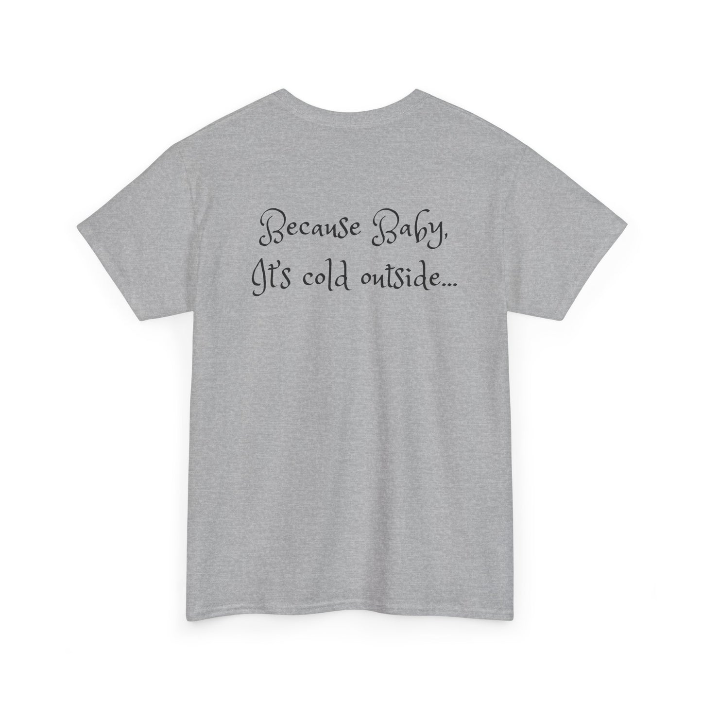 Fun, imaginary North Pole Gentleman's Club Unisex Heavy Cotton Tee