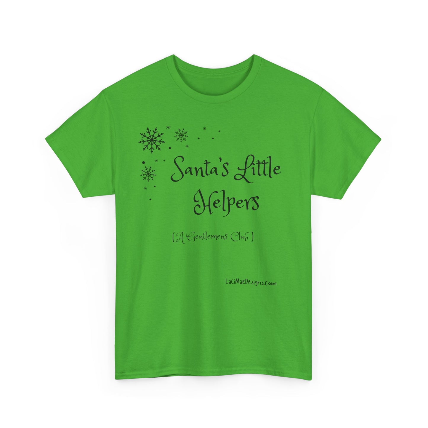 Fun, imaginary North Pole Gentleman's Club Unisex Heavy Cotton Tee