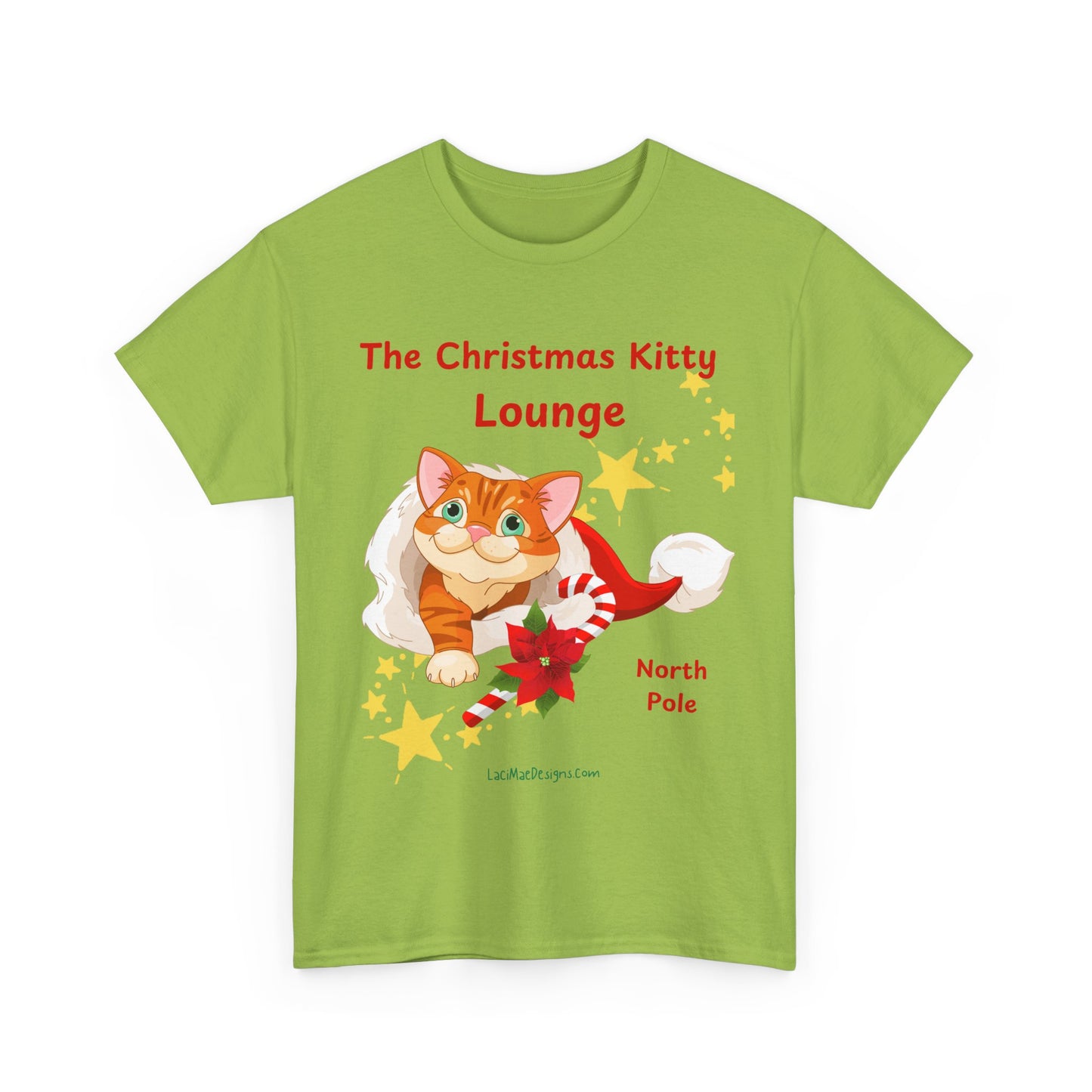 Fun Christmas North Pole imaginary lounge Unisex Heavy Cotton Tee