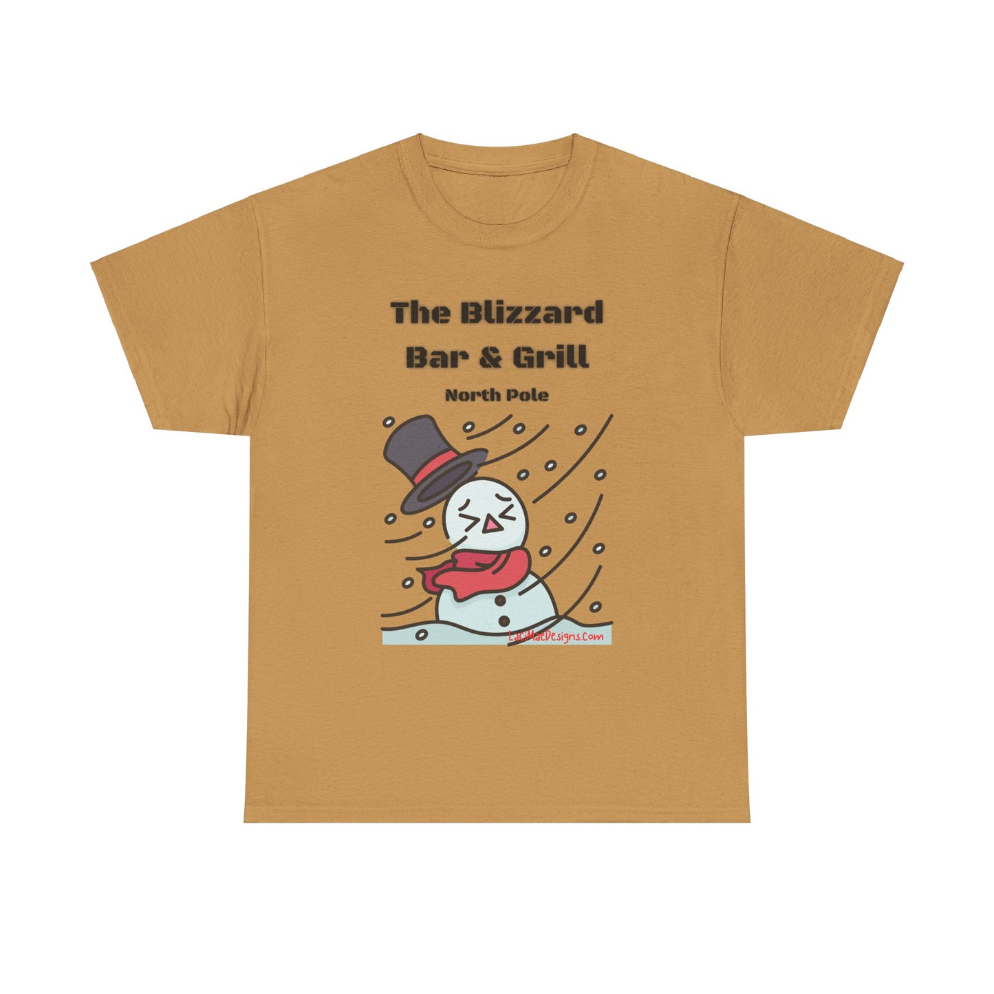 Fun, imaginary North Pole bar Unisex Heavy Cotton Tee