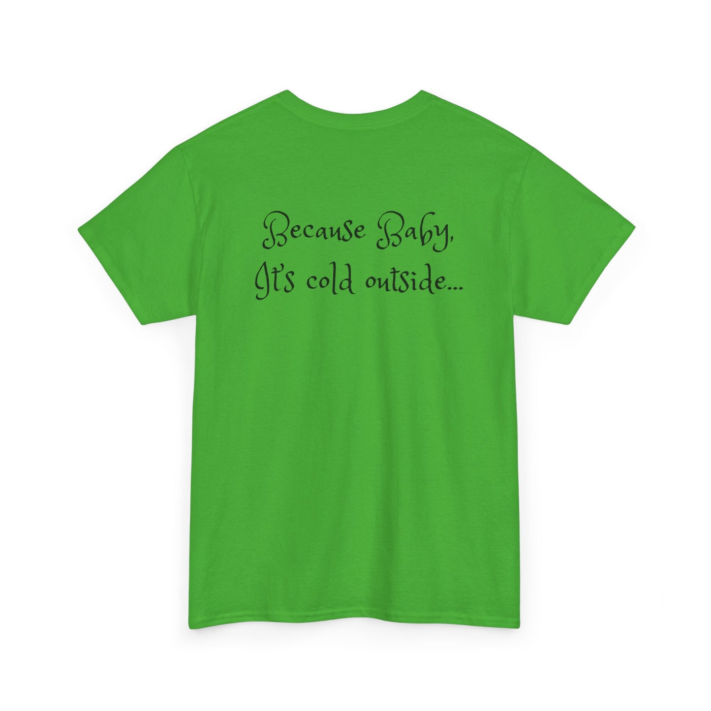 Fun, imaginary North Pole Gentleman's Club Unisex Heavy Cotton Tee