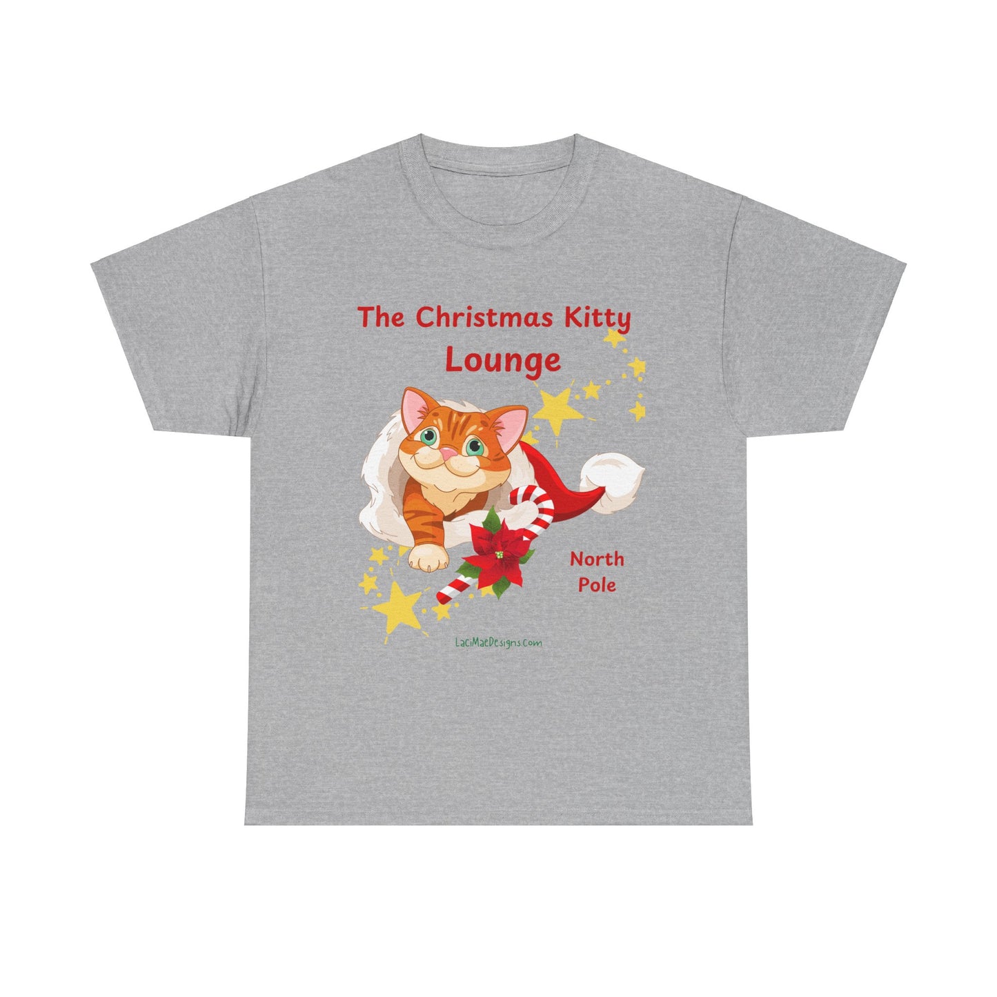 Fun Christmas North Pole imaginary lounge Unisex Heavy Cotton Tee