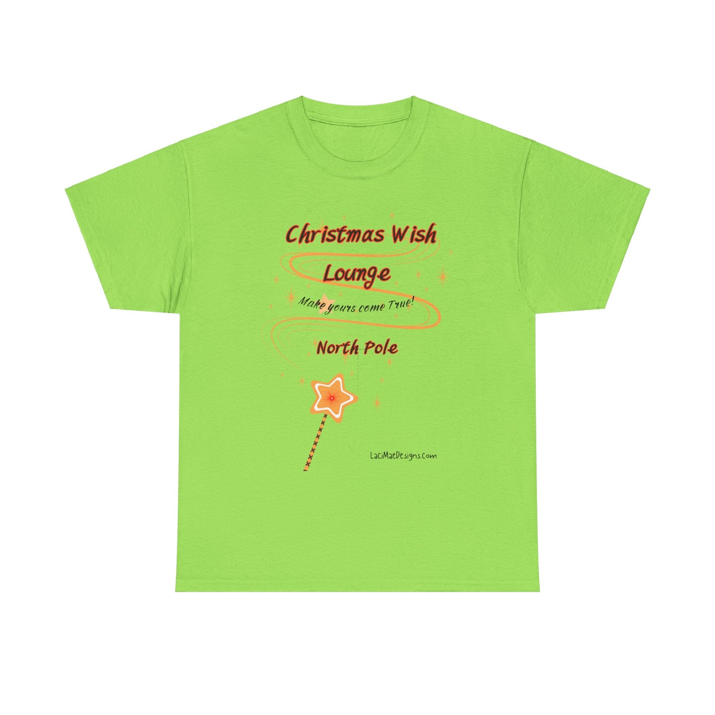 Fun, Imaginary North Pole Lounge Unisex Heavy Cotton Tee