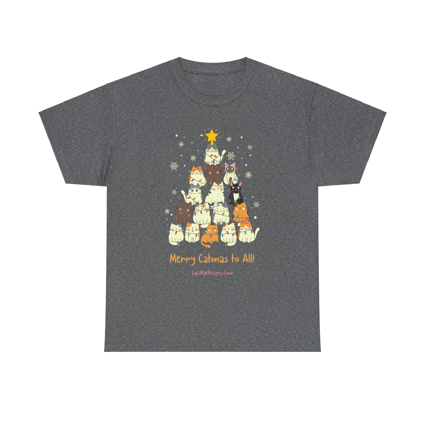 Fun Christmas themed Unisex Heavy Cotton Tee