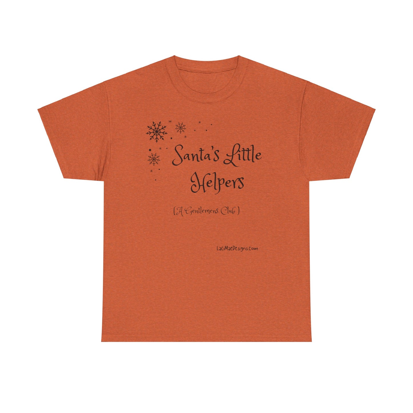Fun, imaginary North Pole Gentleman's Club Unisex Heavy Cotton Tee