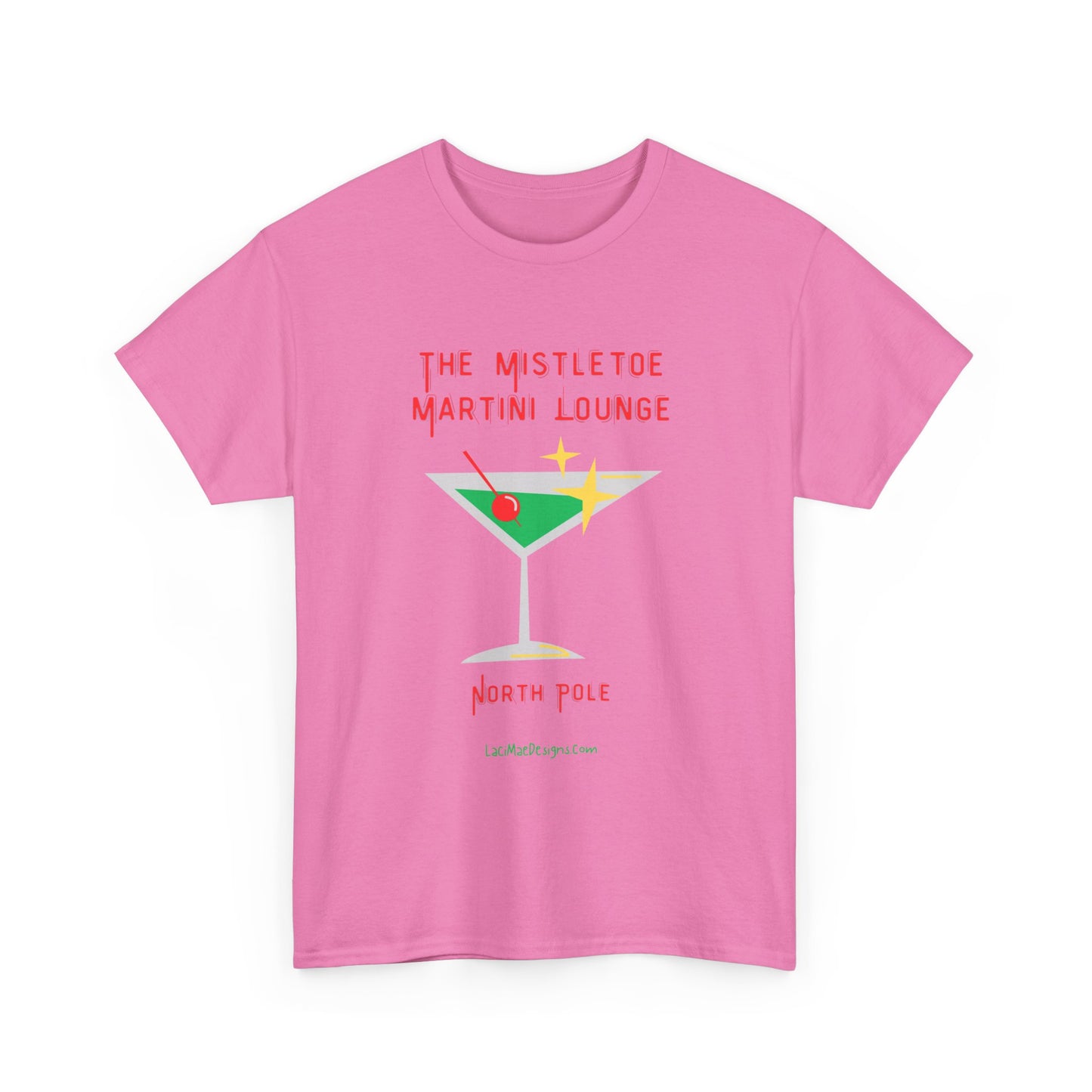 Fun imaginary North Pole lounge graphic Unisex Heavy Cotton Tee