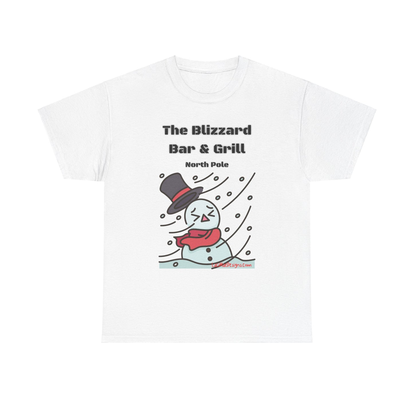Fun, imaginary North Pole bar Unisex Heavy Cotton Tee