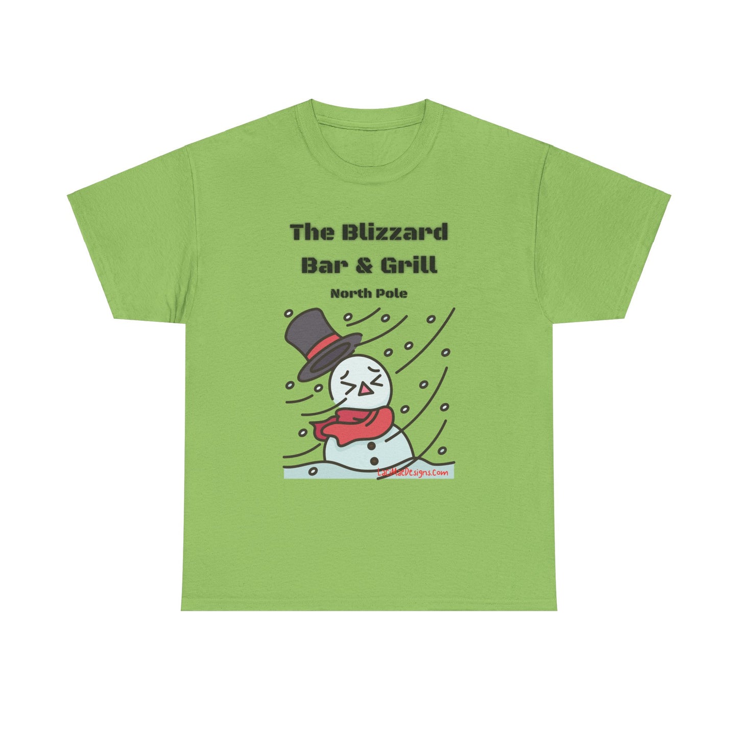 Fun, imaginary North Pole bar Unisex Heavy Cotton Tee