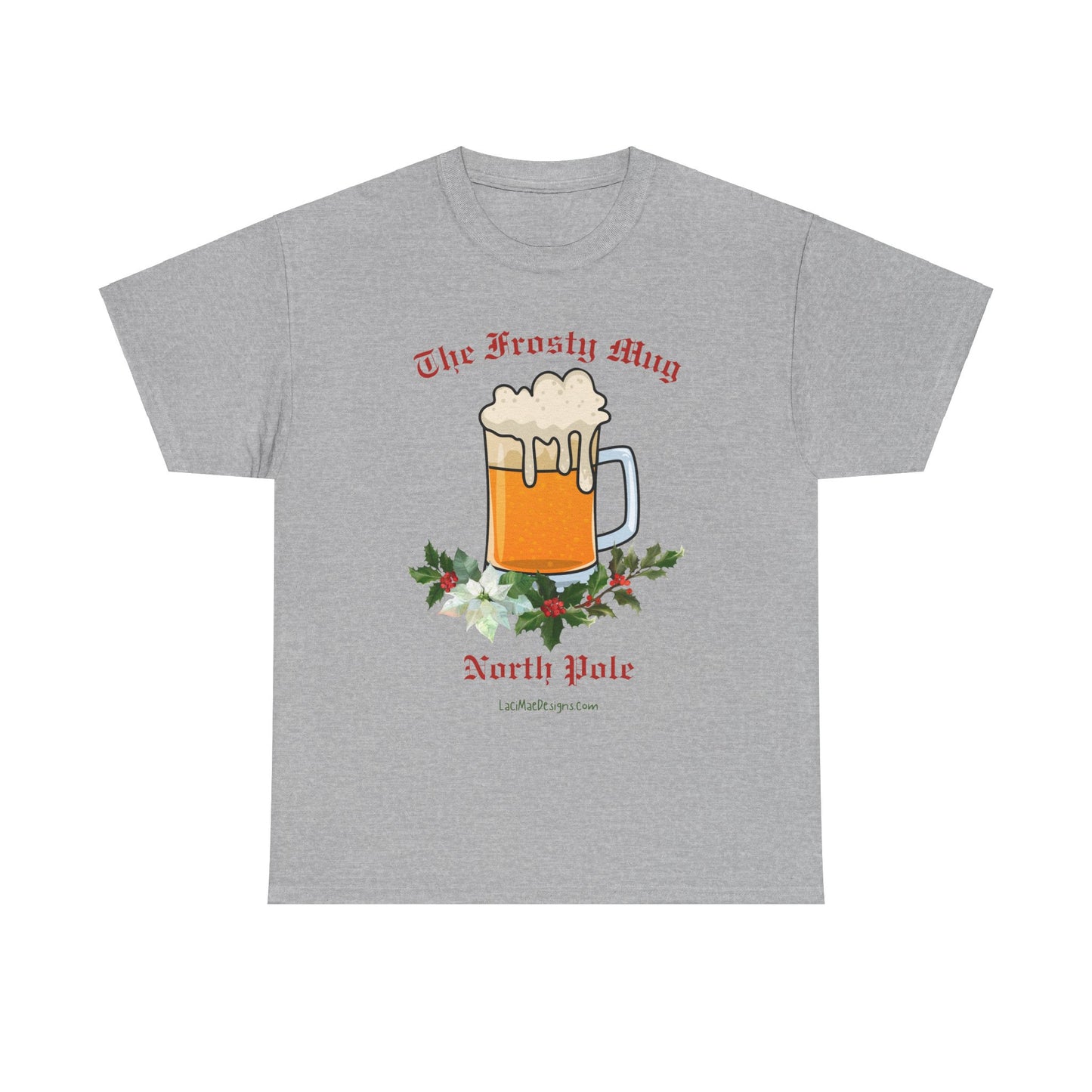 Imaginary North Pole bar/pub Themed  Unisex Heavy Cotton Christmas Tee