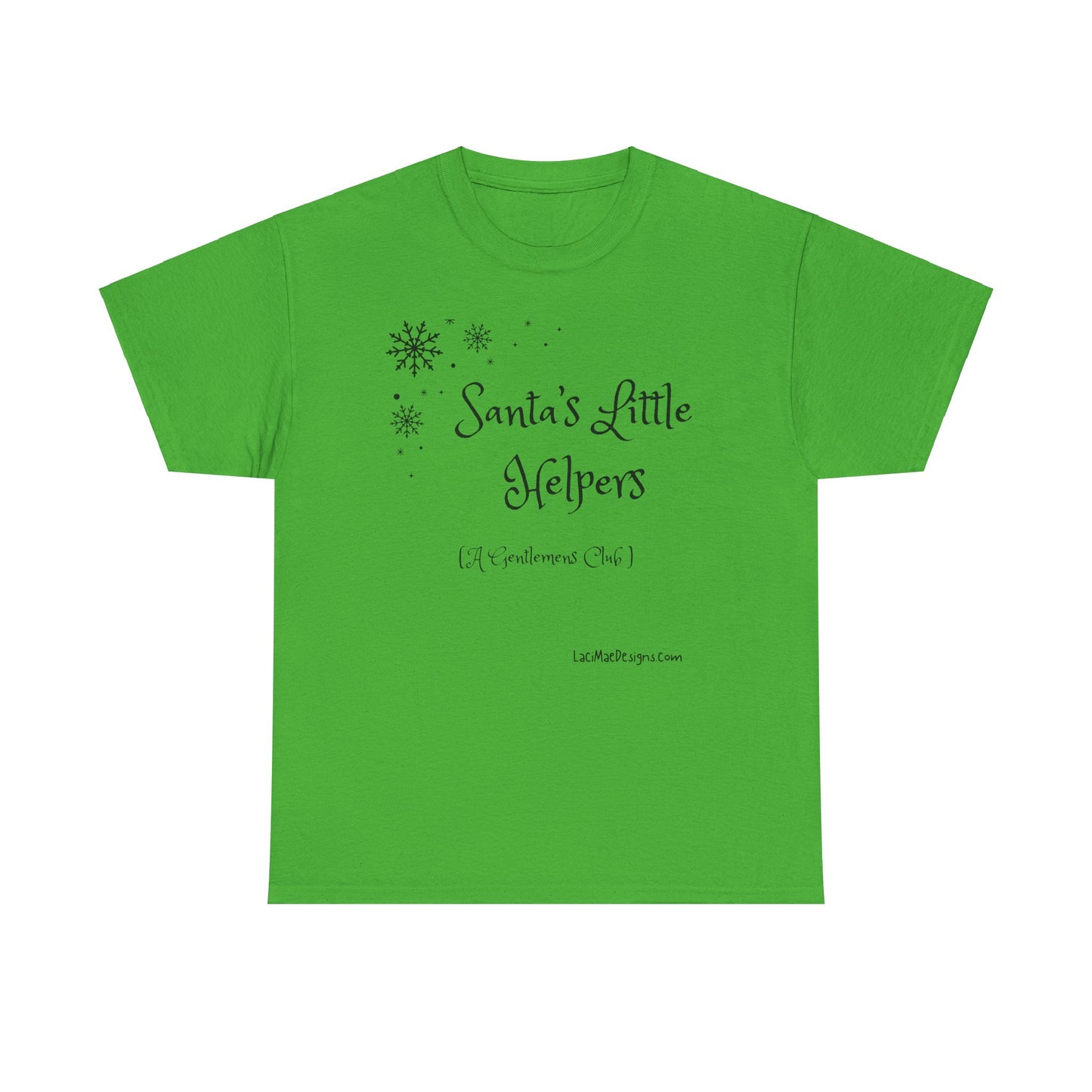 Fun, imaginary North Pole Gentleman's Club Unisex Heavy Cotton Tee