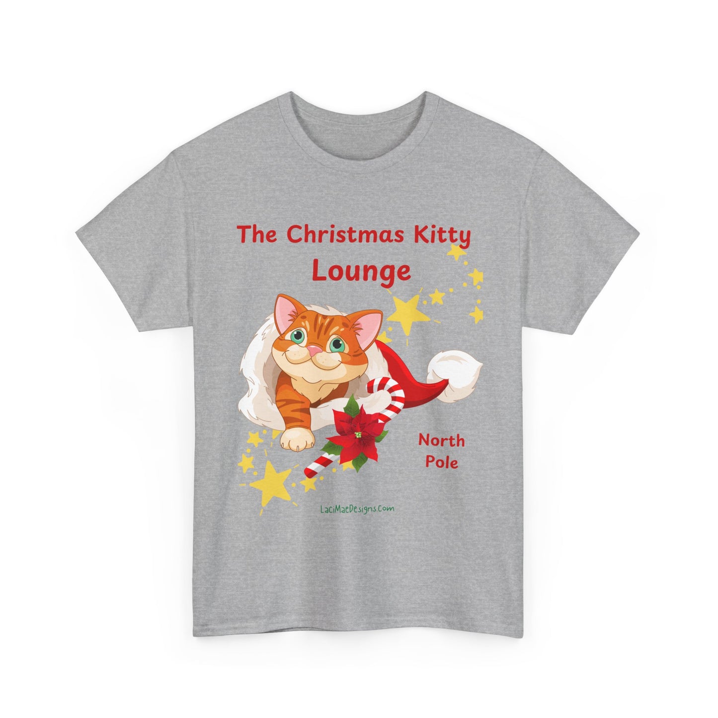 Fun Christmas North Pole imaginary lounge Unisex Heavy Cotton Tee