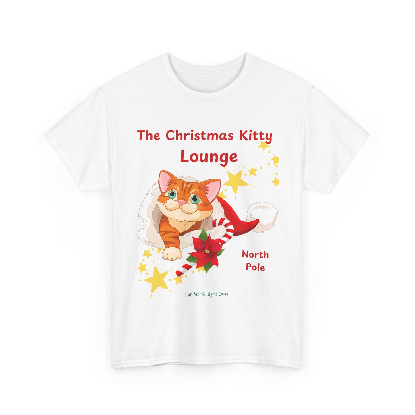 Fun Christmas North Pole imaginary lounge Unisex Heavy Cotton Tee