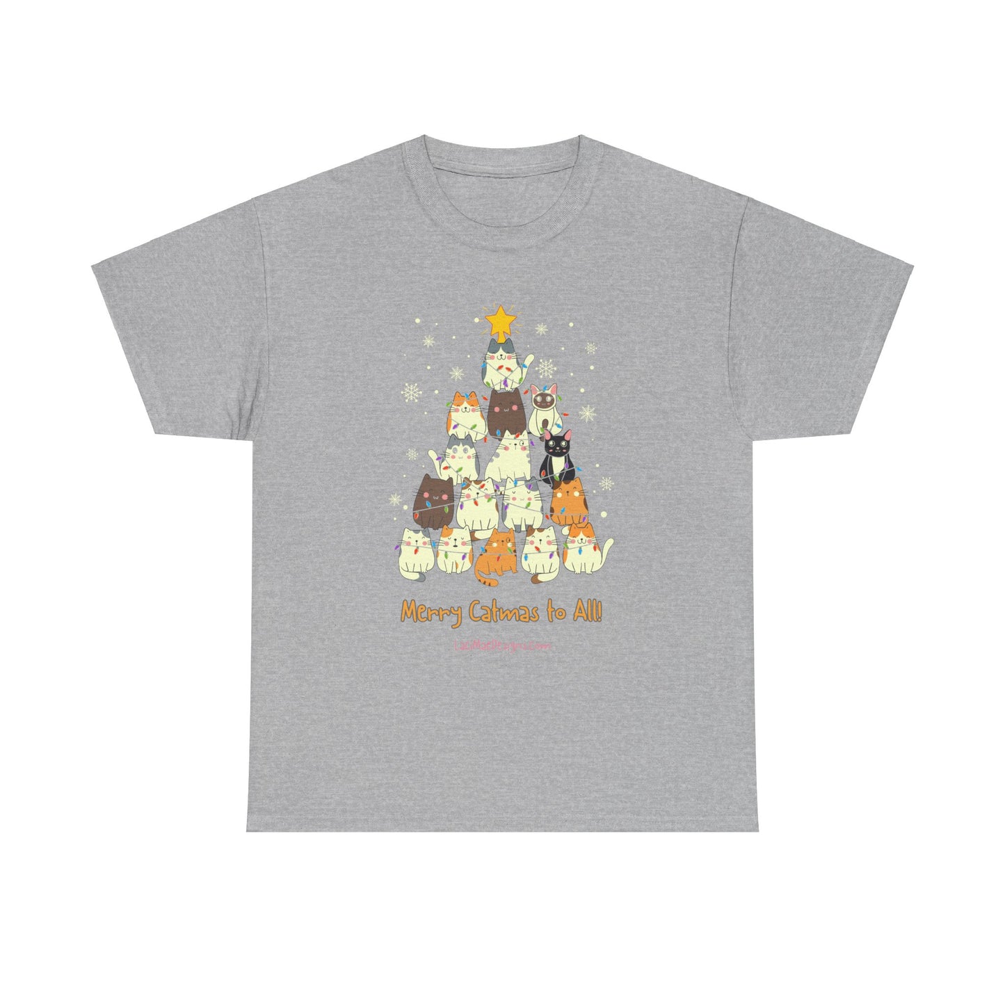 Fun Christmas themed Unisex Heavy Cotton Tee