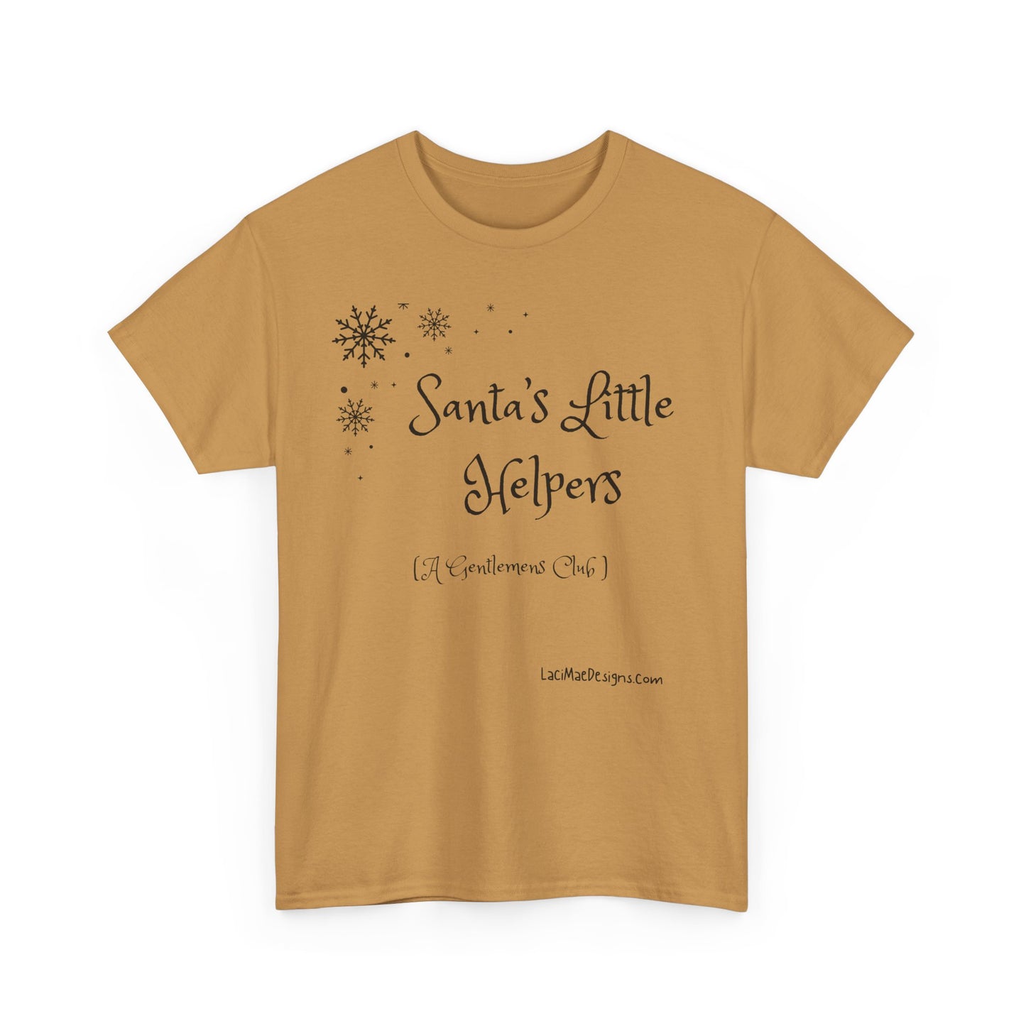 Fun, imaginary North Pole Gentleman's Club Unisex Heavy Cotton Tee