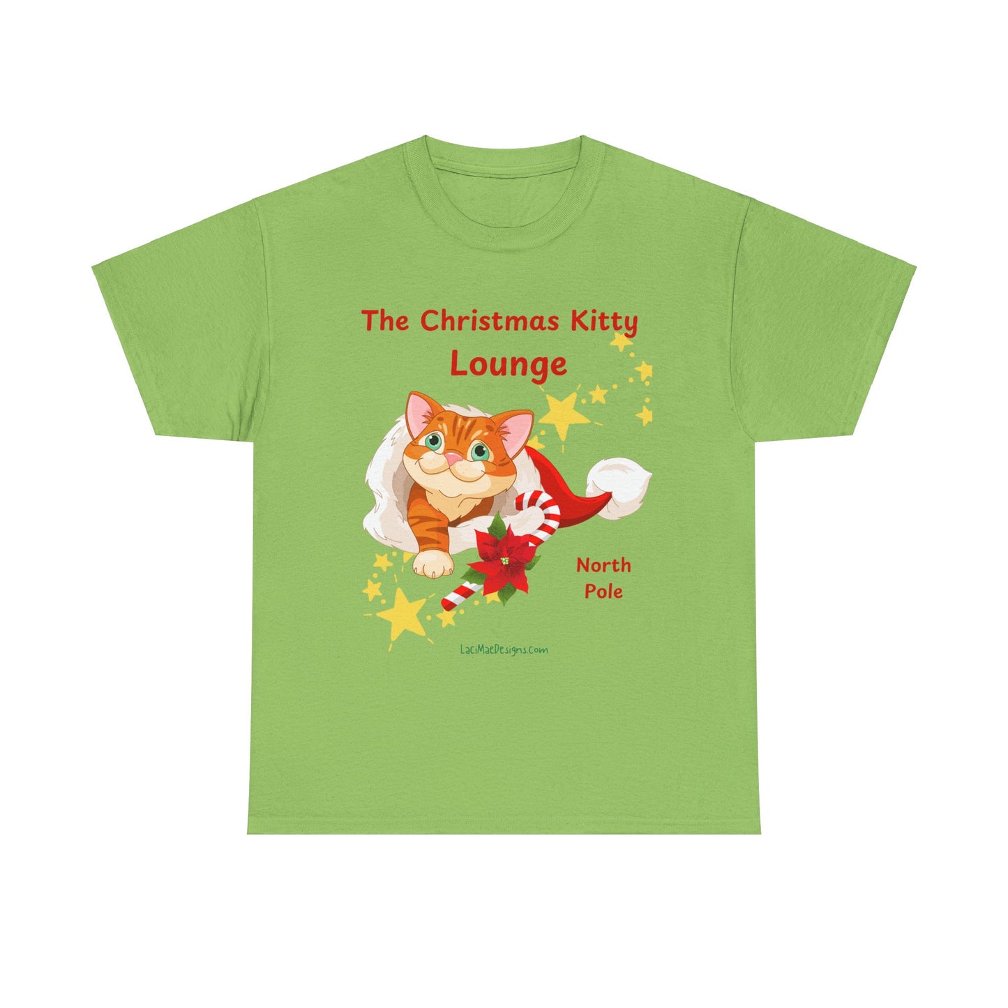 Fun Christmas North Pole imaginary lounge Unisex Heavy Cotton Tee