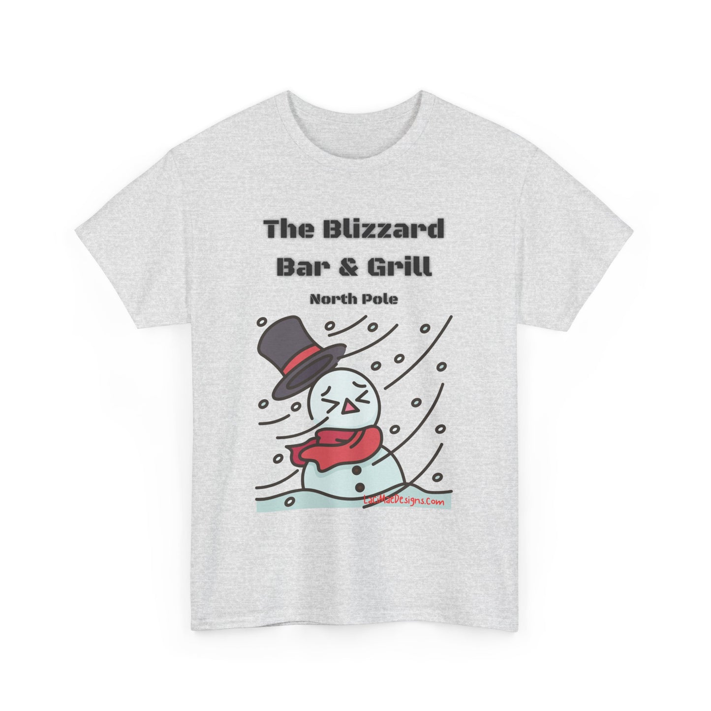 Fun, imaginary North Pole bar Unisex Heavy Cotton Tee
