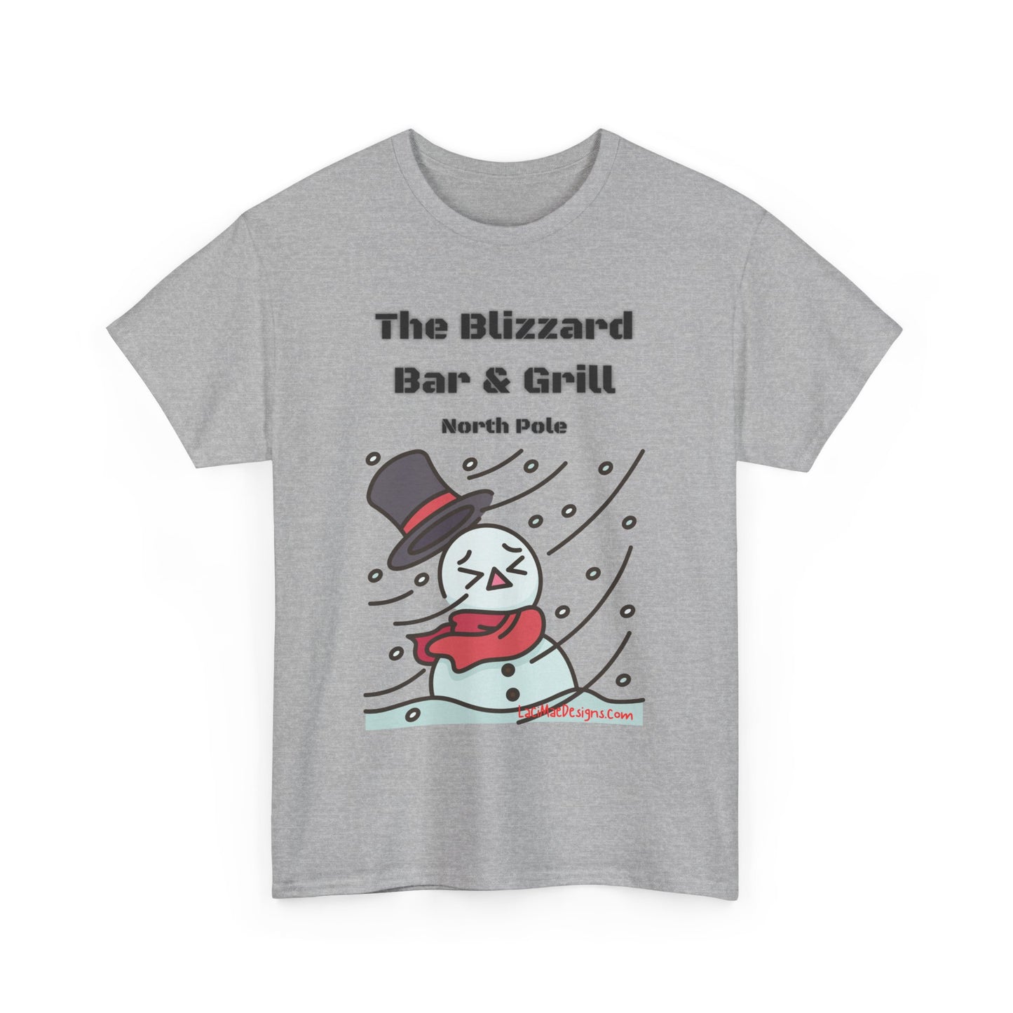 Fun, imaginary North Pole bar Unisex Heavy Cotton Tee