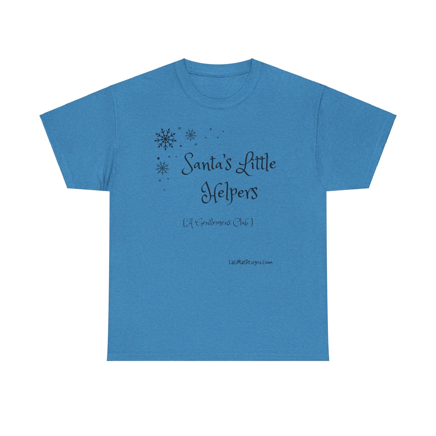 Fun, imaginary North Pole Gentleman's Club Unisex Heavy Cotton Tee