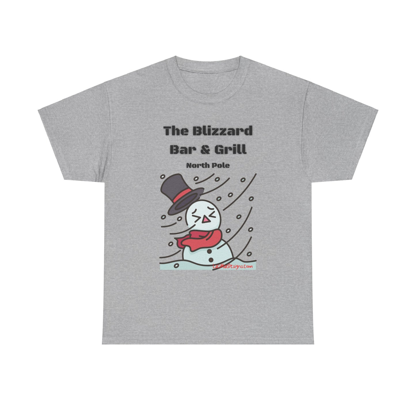 Fun, imaginary North Pole bar Unisex Heavy Cotton Tee