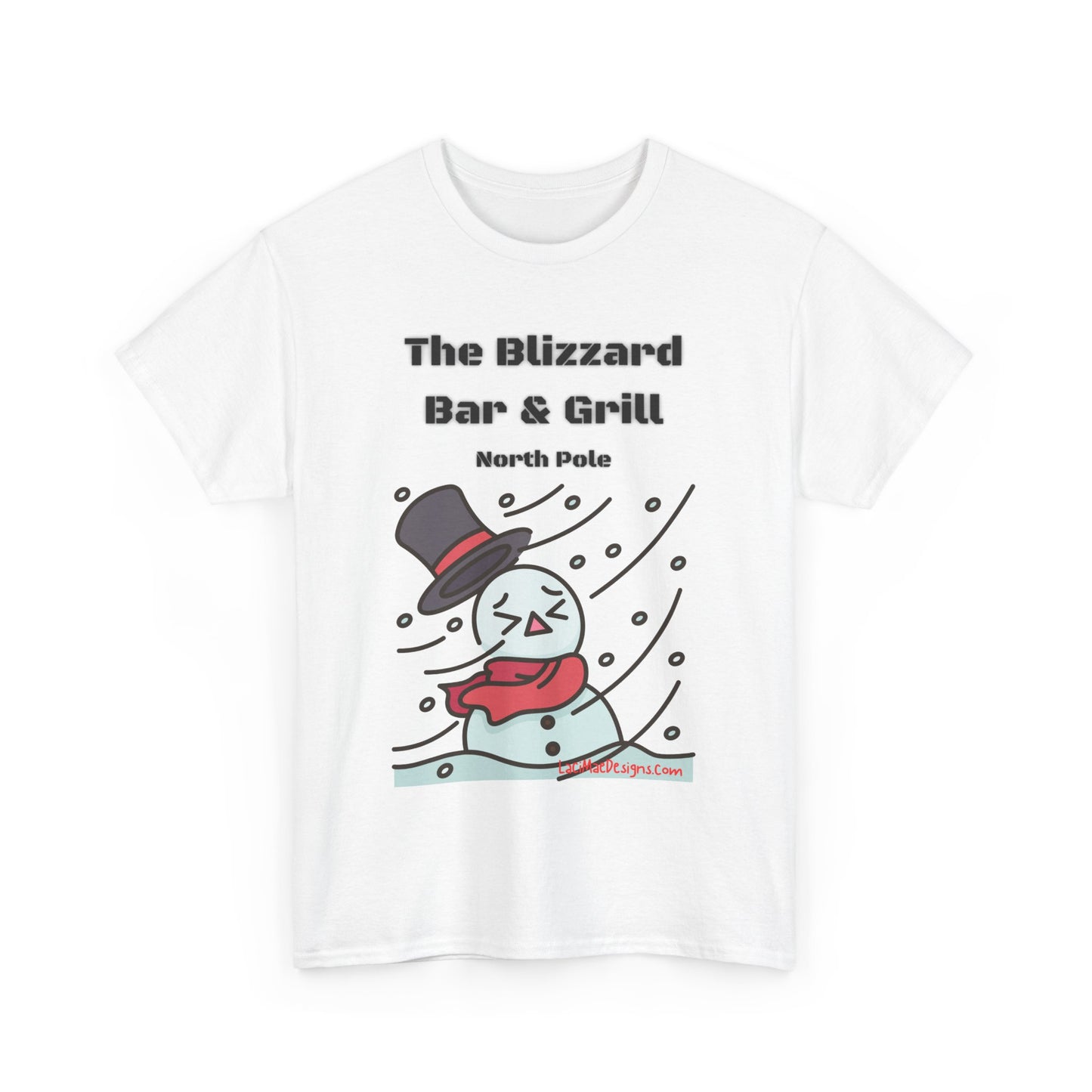 Fun, imaginary North Pole bar Unisex Heavy Cotton Tee