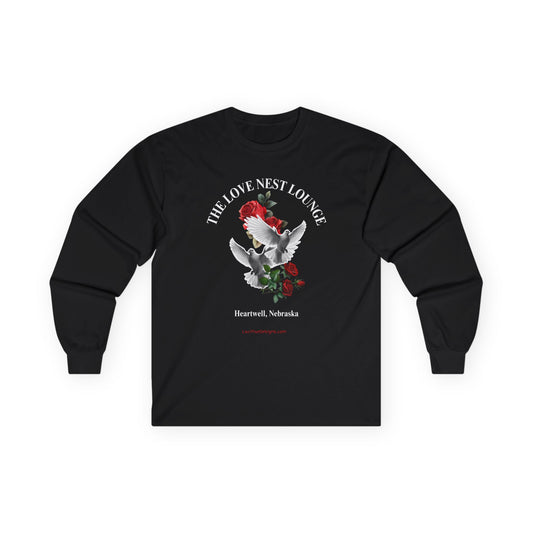 Fun Valentine's Day Themed, Imaginary Lounge Unisex Ultra Cotton Long Sleeve Tee