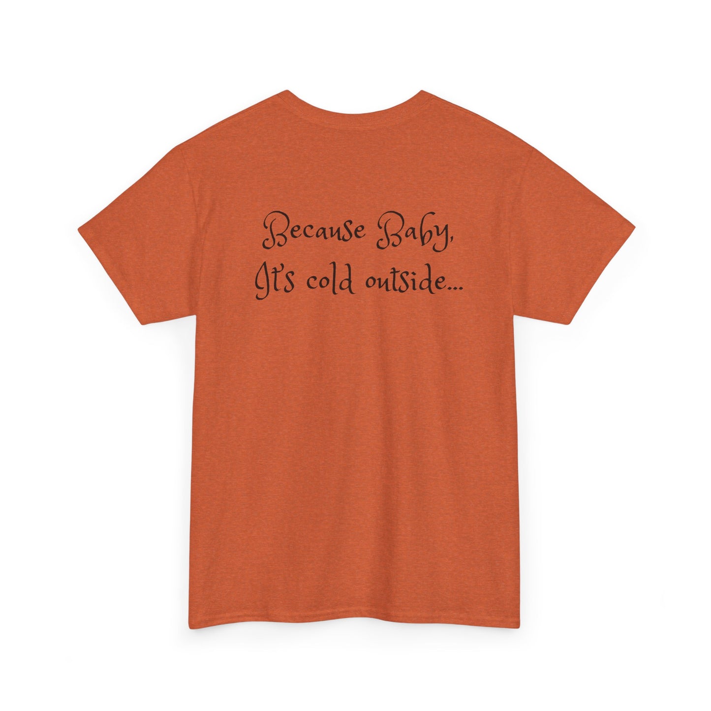 Fun, imaginary North Pole Gentleman's Club Unisex Heavy Cotton Tee